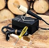 4 Brennschleifen HOFMEISTER® Brennstation mit Brennstift (Brenn-Peter Mini), 4 Brennschleifen und Reinigungsbürste. Ca. 450°C / 650°C