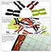 Xoeryoy 6Pcs Tennis Racket Accessories Silicone H-Shaped Tennis Racket Weight Balance Strips Silicone Racquet Tapes, Black