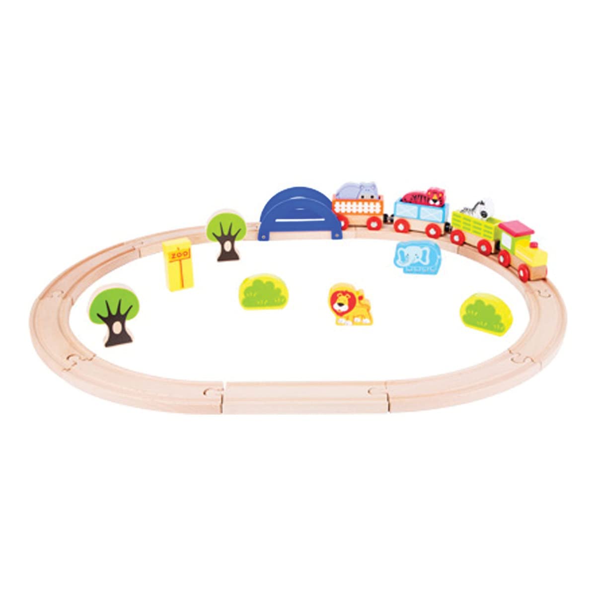 doorzo公式アカウント39専用 SWAROVSKI Train ６台セット Amazon.com: Small Foot Wooden Toys My Zoo Train Playset designed