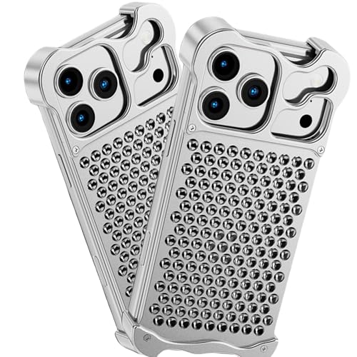 Coque iPhone 17 Pro antichoc mécanique avec bumper aluminium et aération