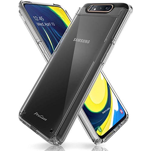 Image of Helix Bumper TPU Crystal Clear Transparent Back Cover Case for Samsung Galaxy A80 - Bum Transparent