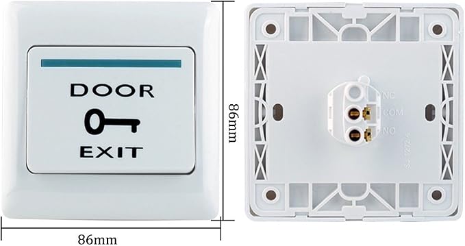 Kit completo de control de acceso RFID con cerradura eléctri miniatura 4