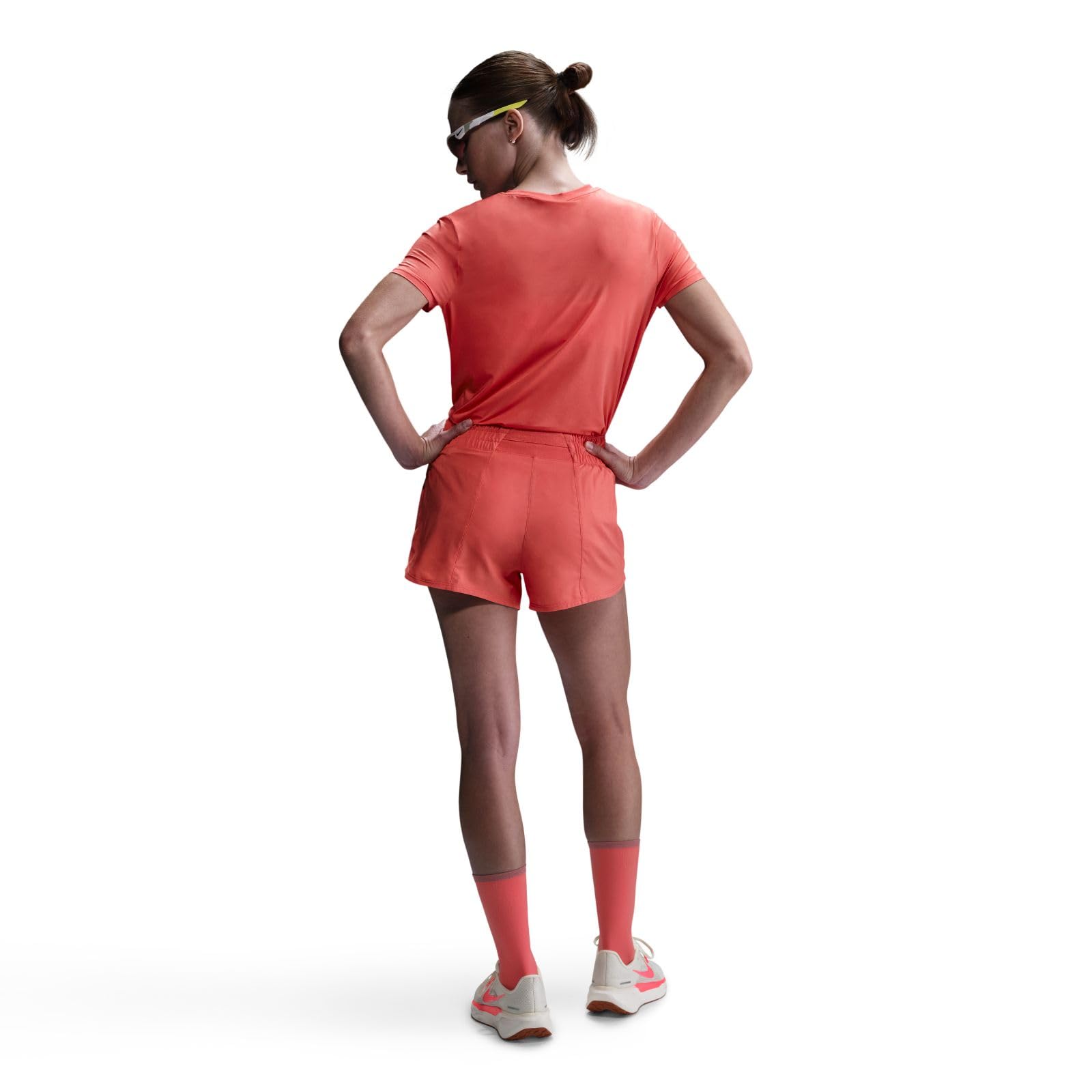 NIKE One Pantalón Corto de Running de Talle Medio con Malla Interior Dri-fit - Mujer - Shorts Mujer