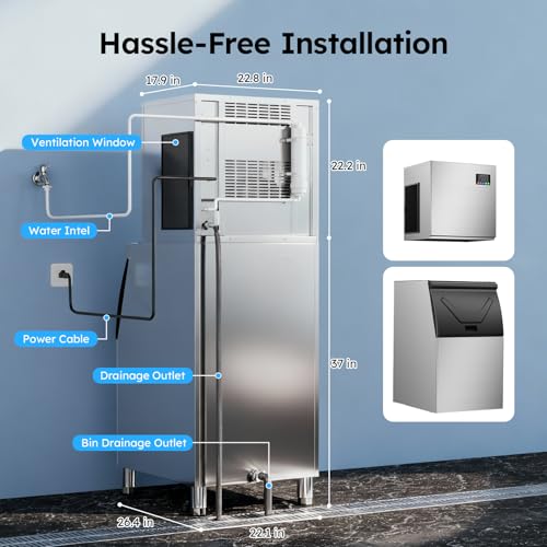Commercial ice maker machine