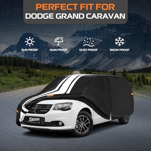 Image of Kayme Heavy Duty Car Cover for Dodge Grand Caravan (1987-2020) Waterproof