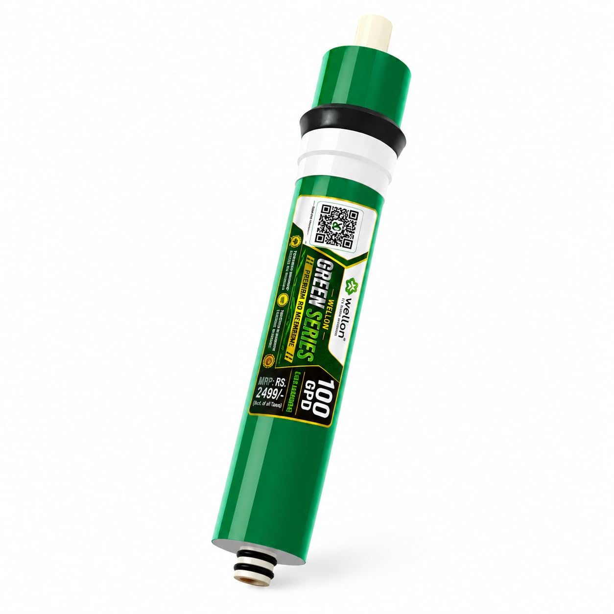 Wellon Green Series 100 GPD RO Membrane for Domestic Water Purifier | 13 Layers | Works Up to 3000 TDS | No Joint Rolled Membrane | Universal Compatible-image-33