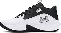 Vista 15 de Under Armour Zapatos de Baloncesto Lockdown 7 de Escuela Primaria para Niños (104) Blanco/Rojo/Rojo Racer