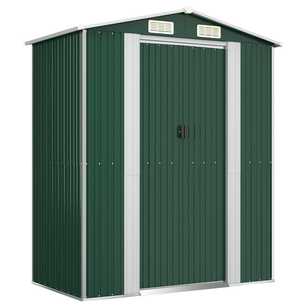 Caseta para electrodomésticos, 192 x 108 x 223 cm, acero galvanizado, color verde