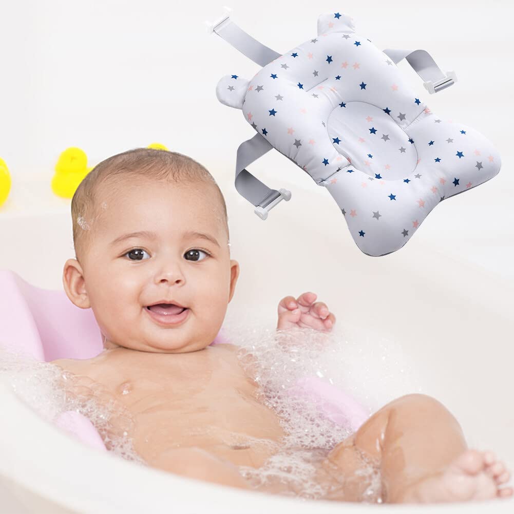 Coussin De Bain Pour Bébé Nouveau-né - Aolso - Tapis Antidérapant Siège De Baignoire Pliable (0-18 Mois)