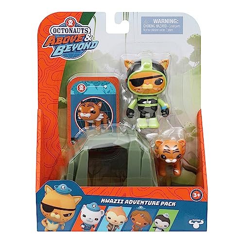Octonauts 61100 Above & Beyond - Figura de Juguete de Lujo | Paquete de Aventura Kwazii | Misiones recreativas, Verde Octonauts 61100 Above & Beyond - Figura de Juguete de Lujo | Paquete de Aventura Kwazii | Misiones recreativas, Verde