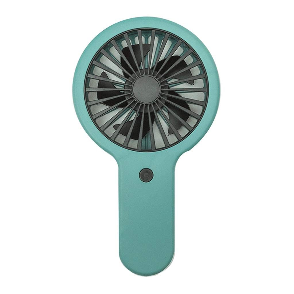 Mini ventilateur portatif USB rechargeable RJJ bleu pour étudiants