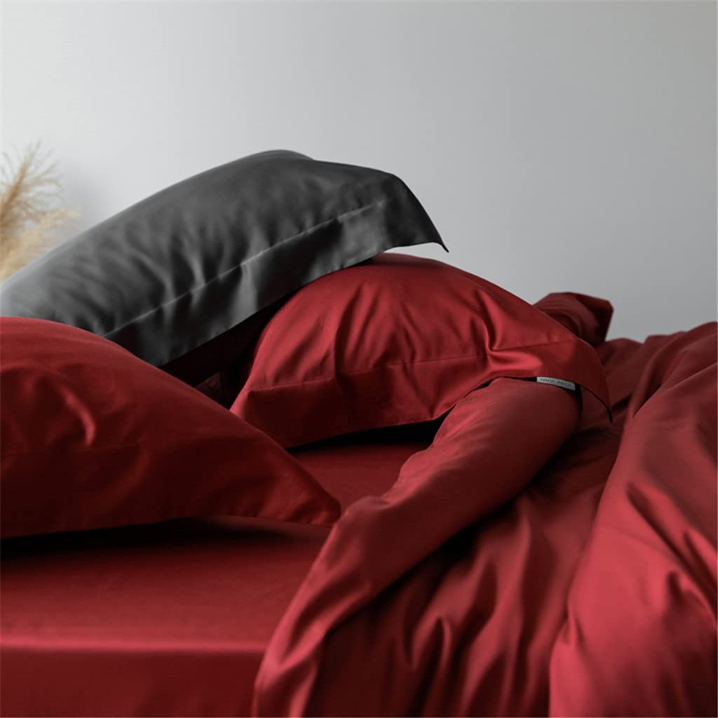 Simple 48x74cm Funda de Almohada para Cama Casa de Almohada de algodón Tirar una Sola Capa de Almohada Cómoda Cubierta de Almohada(Style G)