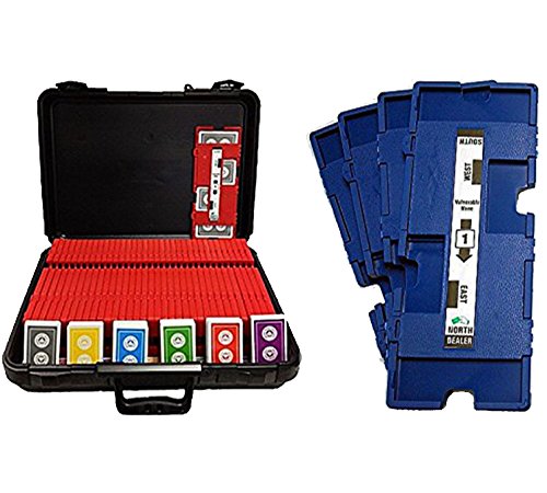 Baron Barclay 36 Imperial-Plus Duplicate Boards (Blue), 36 Decks ACBL Cards & Carrying Case