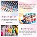 IONSGAKO 12 Colors Nail Art Markers Pens Set, Nail Polish Pens Nail Art Drawing Marker Pen Quick Dry Waterproof Nail Art Painting Pens Kit for Home DIY Nail Art Design