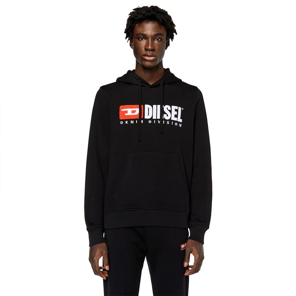 DieselMen's S-Ginn-Hood-div Felpa Sports Hoodie