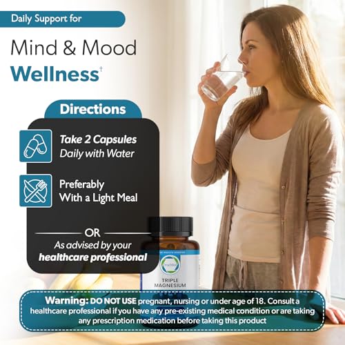 Image of Triple Magnesium Complex 235mg, Muscle Relaxation & Energy Support, 60Count