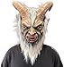 Lucifer Maske mit Hörnern Gruseliger Teufel Krampus Masken Halloween Cosplay Kostüm Requisiten (Grau) Gruselig Halloween günstig Kaufen-Lucifer Maske mit Hörnern Gruseliger Teufel Krampus Masken Halloween Cosplay Kostüm Requisiten (Grau)