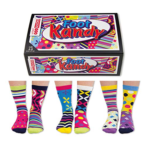 6 Verrückte Socken 15 Kombis - Oddsocks Foot Kandy