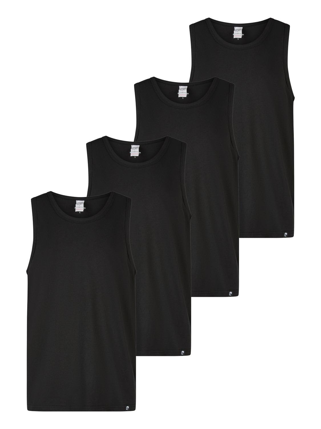 Pierre Cardin Tank Top Herren Regular Fit Debardeur 4er Set Pack Unterhemd