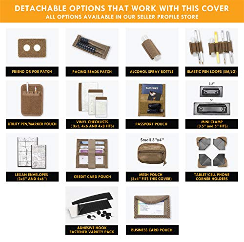 Tactical Notebook Covers.com Steno Field Pad Cover, 6" X 9", Black #TOP6