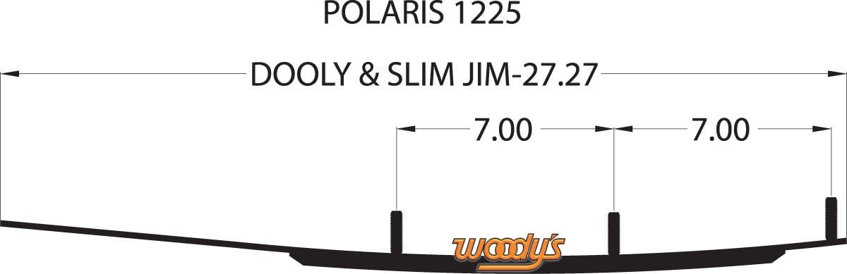 Woodys 16-71821 Dooly 8" Carbide Runner