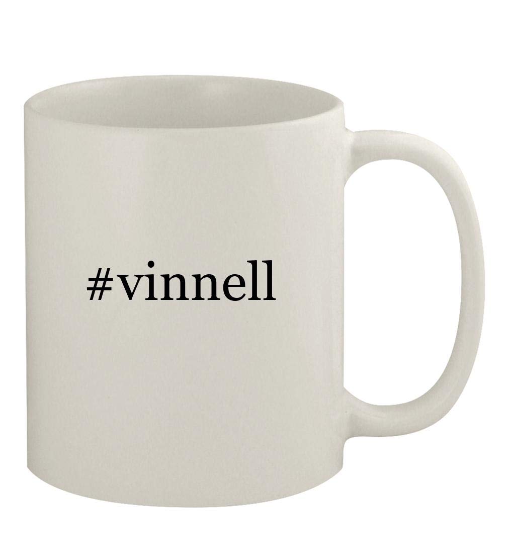 #vinnell - 11oz Ceramic White Coffee Mug, White