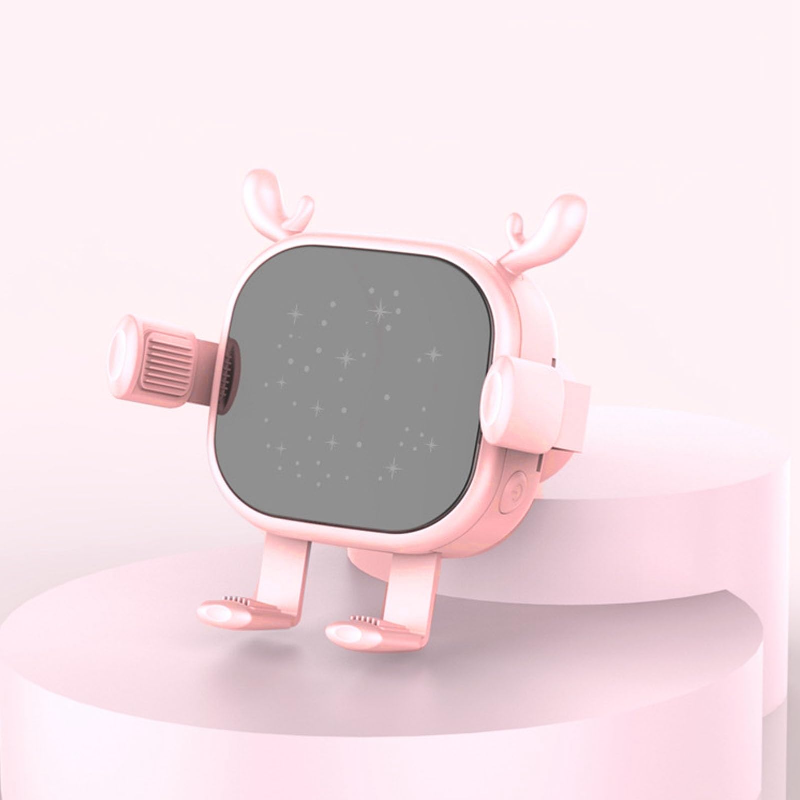 Caricabatteria da Auto Wireless Veloce da 15 W, Bloccaggio Automatico, Supporto per Telefono da Auto con Luce D'atmosfera Colorata con Supporto Stabile per IOS per X XS