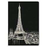 Deconstructed Sketchbook by Studio Oh! - Eiffel Tower - 7” × 10” Hardcover Book for Drawing with 140