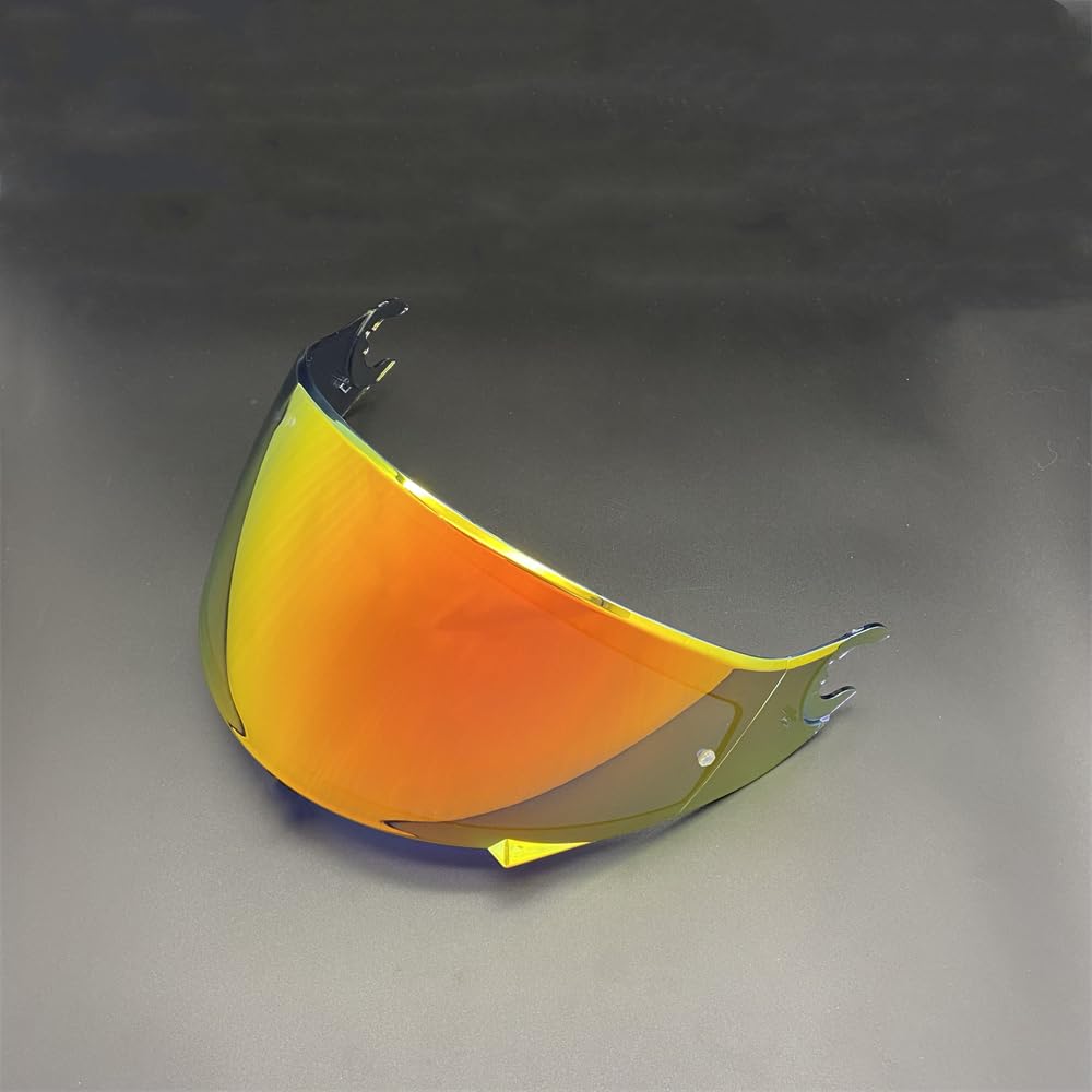 D Skwal Helmet Shield Visor for SHARK Skwal/Spartan/D-Skwal 2 High Strength Viseira Capacete Motorcycle Helmet Accessories (Revo Deep Red-day use only)