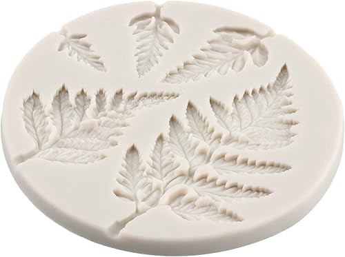 Miniatura 6 de Molde de silicona de hojas de árbol de helecho, moldes de fondant, molde de helecho para decoración de pasteles, decoración de cupcakes, caramelo de