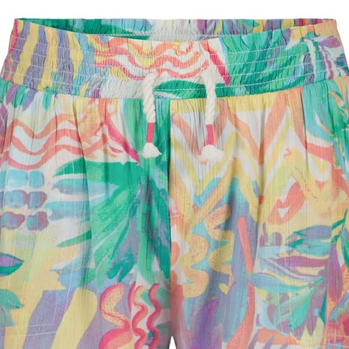 Image of Roxy Girls' Soleil Elastic Waist Shorts, Drawstring Closure, Soft & Comfortable Fit