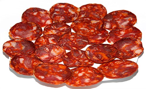 10 Sobres - Loncheado Chorizo de Bellota 100% Ibérico D.O.P. Pack...