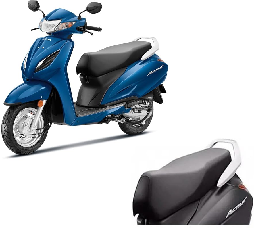 Leather Black Seat Cover for Honda Activa, Compatible with All Models 3G/4G/5G/6G-image-21