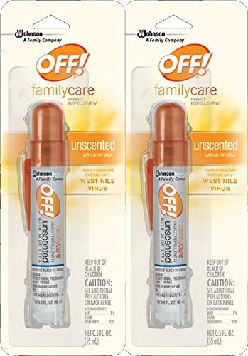 OFF! FamilyCare Insect Repellent IV, 0.5 fluid oz. Mini Pump Spray (Pack of 2)