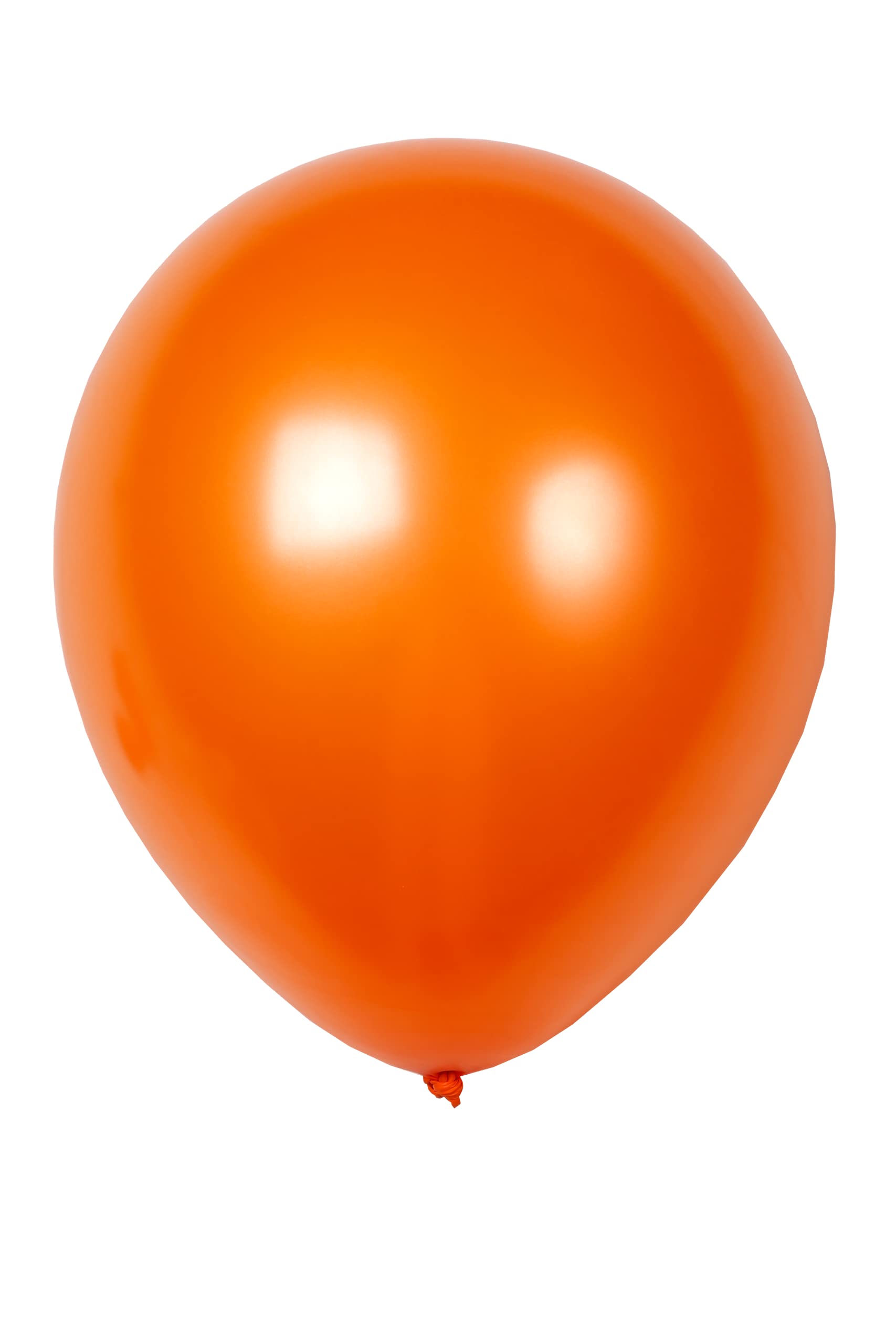 50 Ballons Orange 12 Pouces - Latex Mat - Pour Anniversaire, Mariage, Halloween - Avec Rubans