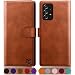 Produktbild SUANPOT [RFID Schutz für Samsung Galaxy A53 5G Hülle PU Leder Handyhülle Lederhülle Klapphülle Kartenfach Flip Cover für Samsung A53 5G Handy hülle Leather Wallet Phone Case Hellbraun