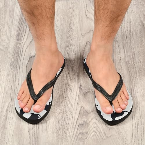 Mens Flip Flops Black Cat CuteSandal Flip Flops for Women Summer Beach Slipper 214B32294