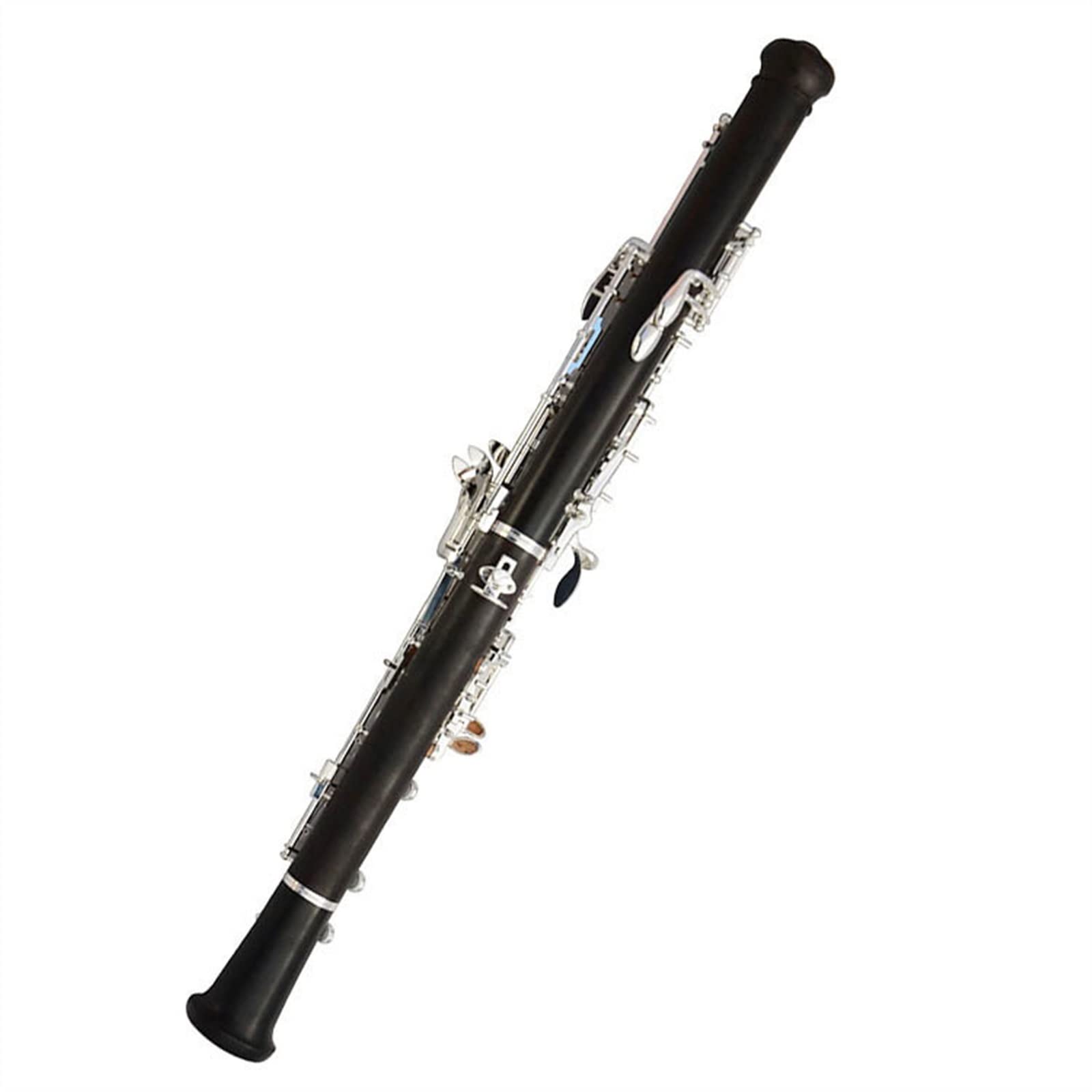 Oboe Bottone Argentato in Rame Bianco Do Intona Oboe Strumento Musicale Corpo in Ebano Oboe Semiautomatico