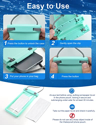 Pochette étanche tactile pour éviter l'infiltration d'eau sur iPhone - 5