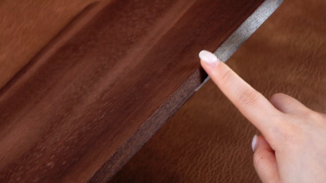 Tabla de cortar irregular de madera de acacia con mango miniatura 6