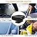 Car Heater,12V 200W Portable Windshield Defroster Demister with Heating/Cooling Fan and Plug in Cigarette Lighter Fast Heating Defrost Defogger with Ergonomic Handheld Design for All Kinds of Cars