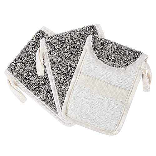 Orolotay Bolsa de Ahorro de JabóN de 3 Piezas, Bolsa de JabóN Exfoliante Exfoliante Corporal Soporte de Esponja Bolsas de Cuerda Colgantes para BañO o Ducha