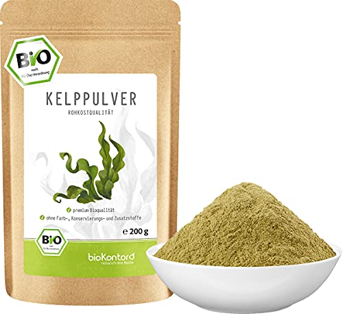 Kelppulver BIO 200 g I Kelpalge Kelp aus kontrolliert biologischem Anbau I 100% natürlich - beste...