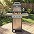 Royal Gourmet GG3001S Stainless Steel 3-Burner Propane Gas Grill, 25,500 BTU Cabinet Style BBQ Gas Grill with Side Tables, Outdoor Cooking Patio Garden Barbecue, Silver