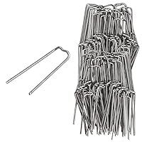 Iflo® Patenthaften im Set – Floristik-Klammern in versch. Größen – Ideal für Kränze, Gestecke, Adventsdeko & Garten – Krampen/Römerhaften für kreative DIY-Projekte (10 x 40 mm 150 Stück)