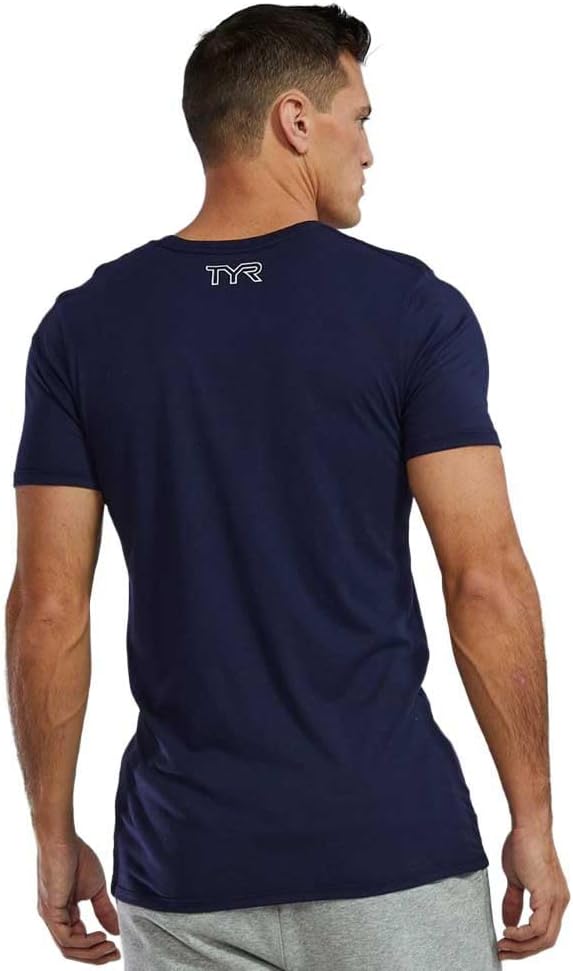 TYR Ultrasoft Lightweight Short Sleeve Big Logo Tech Tee