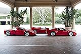 Gifts Delight Laminated 28x18 Poster: Ferrari Supercars - F40, F50, and Enzo Ferrari Supercars