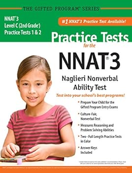 Paperback NNAT3® 2 Practice Tests Level C (2nd Grade) in Color_ Publisher of the #1 CogAT® Practice Test Book