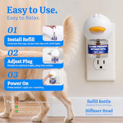 Barkwave Dog Calming Pheromone Diffuser Kit – 6-in-1, 120-Day Supply — view 5
