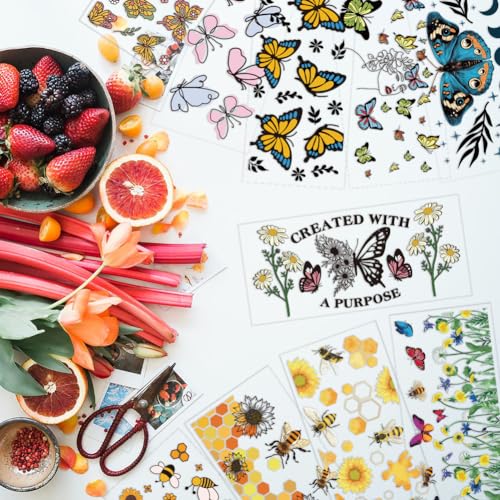arricraft 10 Pcs 10 Styles UV DTF Cup Wrap Transfer Sticker - Image 3